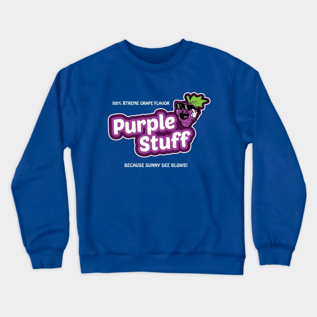 Purple Stuff Crewneck Sweatshirt by Made With Awesome